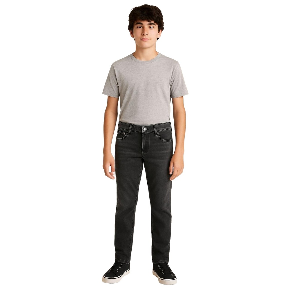 OLD NAVY Boys Jeans Size 16 Flex Taper Coal‎ Wash Built-In Flex